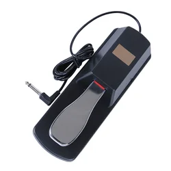 Universal Piano Keyboards Sustain Foot Pedal Durable Accessory for Electronic Keyboards Digital Piano (Black)