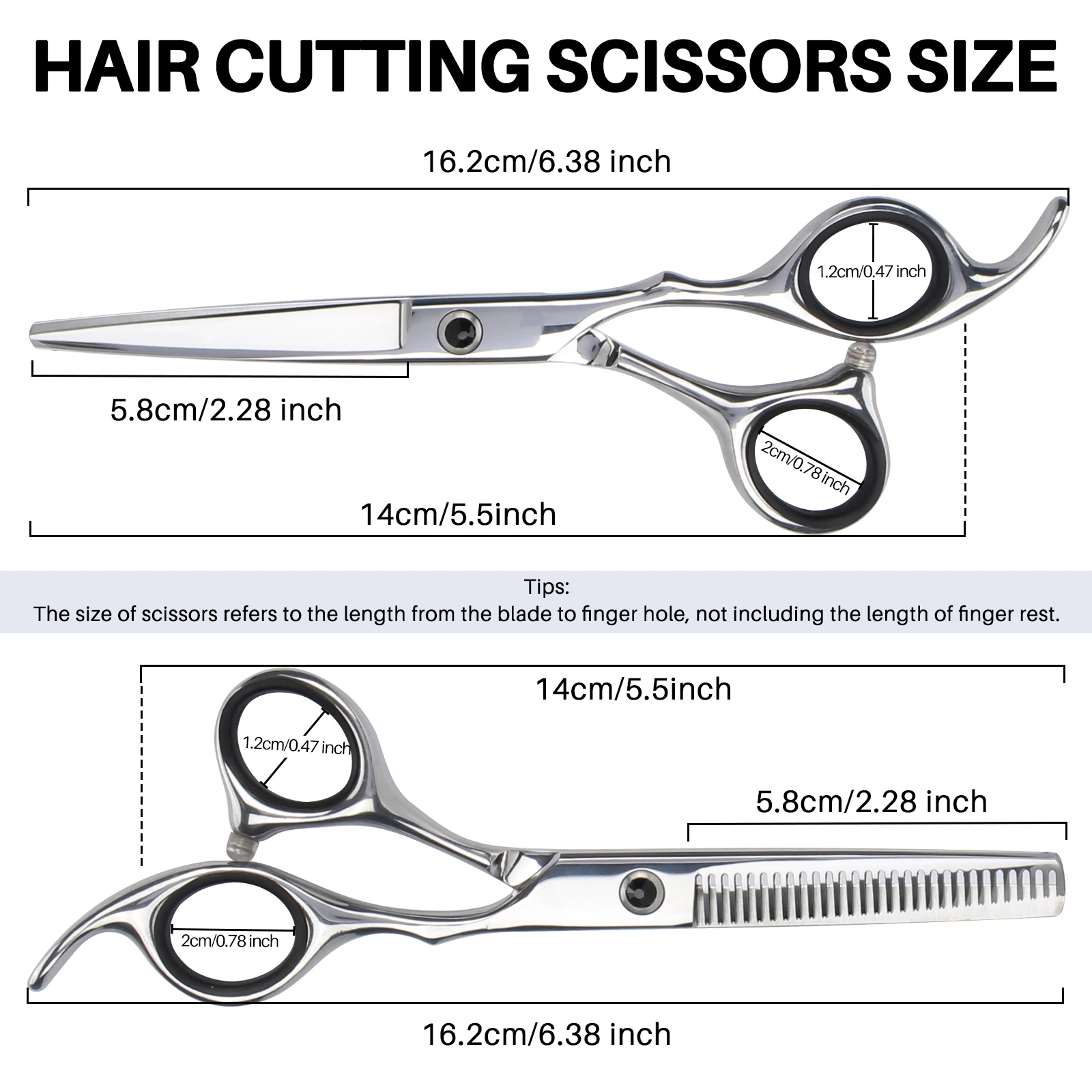 5.5 Inch Hair Scissors Set Hairdressing Professional Haircut Comb Scissors Kit Straight Thinning Scissors Barber Salon Tools