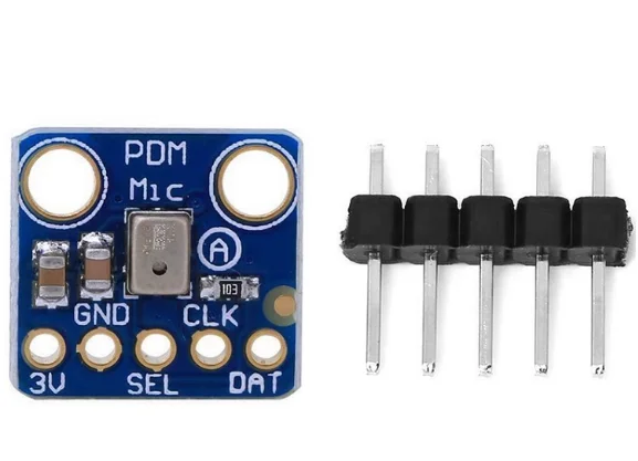 ไมโครโฟน MP34DT01 PDM MEMS (โมดูลไมโครโฟน)
