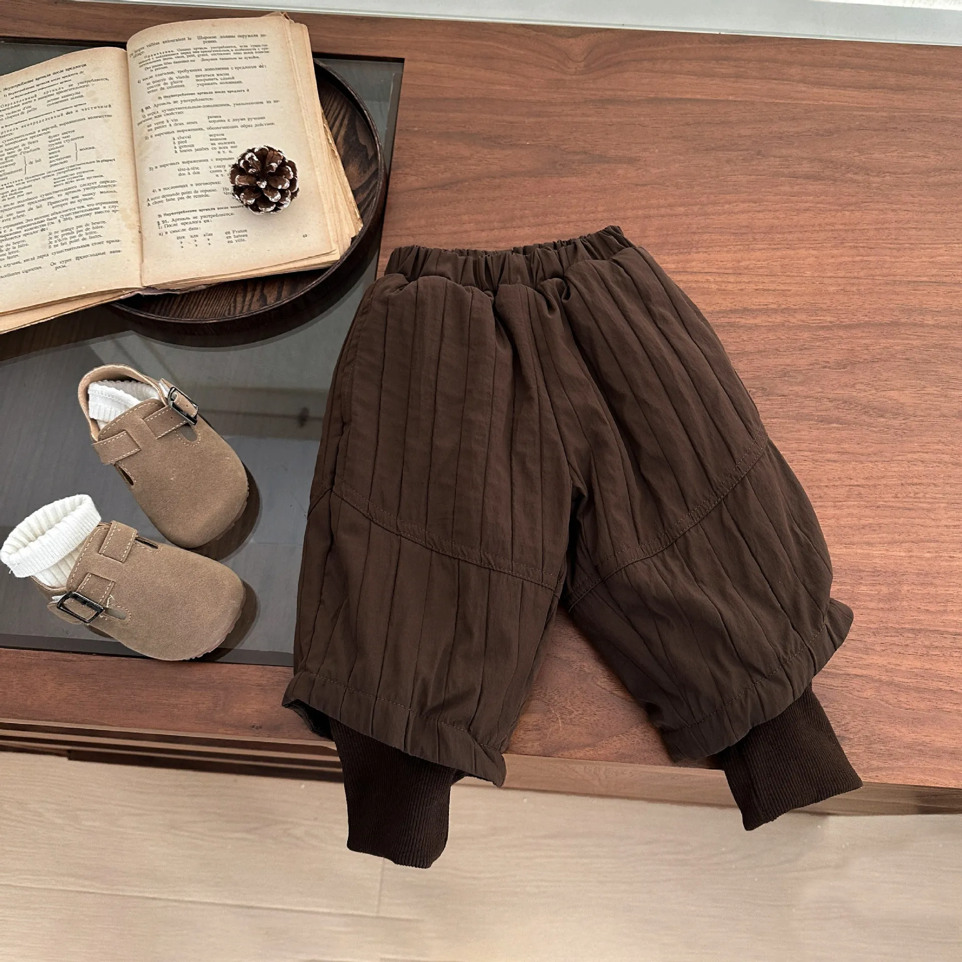 سراويل قطنية شتوية جديدة لعام 2025 للارتداء الخارجي سراويل ركض سميكة #6