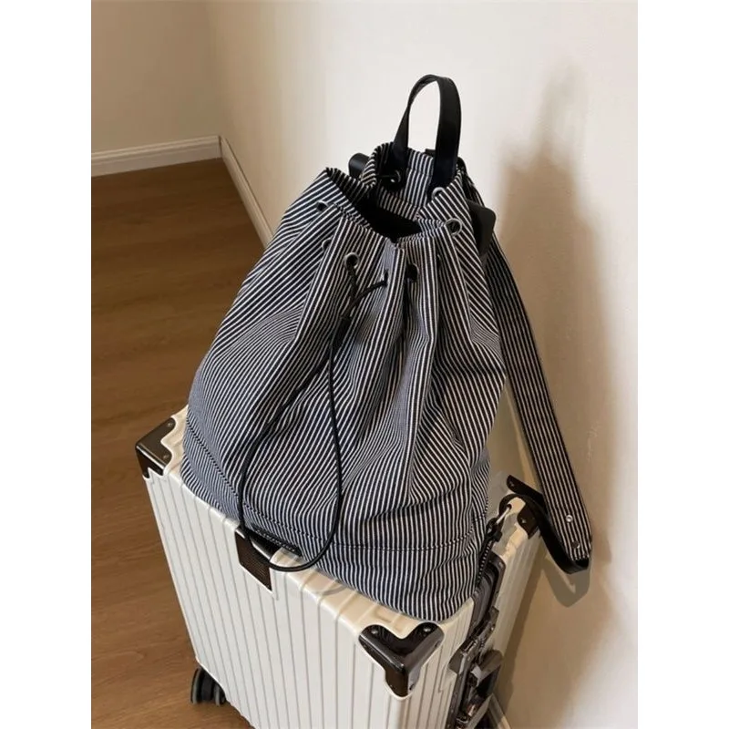 

Красивый Ретро Рюкзак CANVAS Легкий Простота Большой вместительности Съемный плечевой шнурок Универсальная сумка на одно плечо