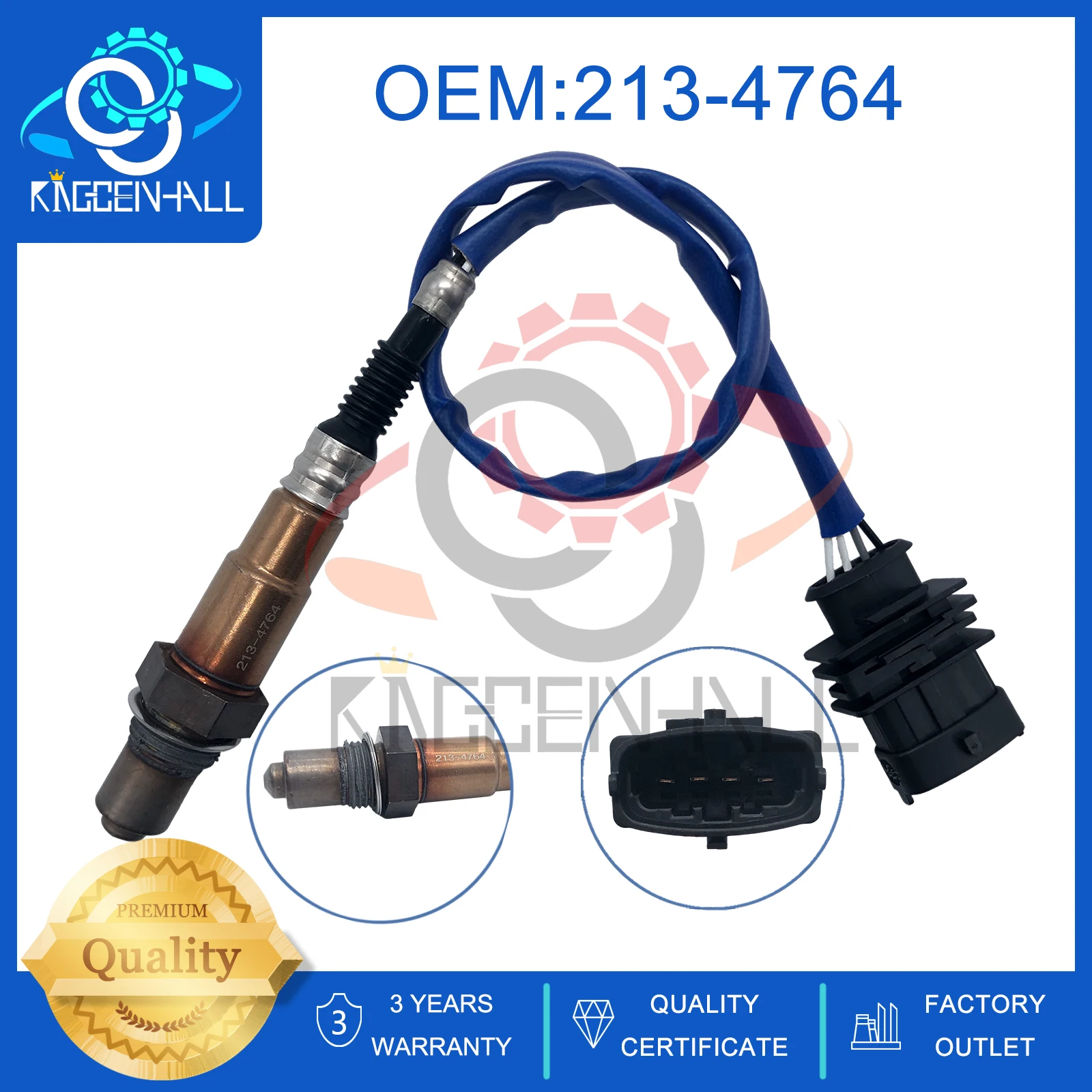 Oxygen Sensor 213-4764 55572993 0258010222 O2 Sensor for 2011-2015 Chevrolet Cruze Sonic Trax Encore 1.4L