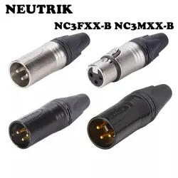 60PCS NEUTRIK xlr plug connector 30PCS NC3MXX Male or 30PCS NC3FXX femelle Un ensemble 3 pin XLR Connecteur for DIY xlr cable