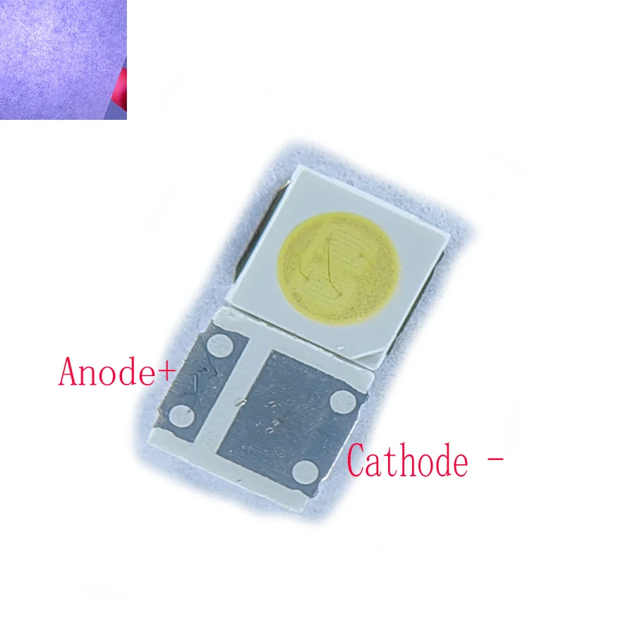 

500PCS/Lot SMD LED 3030 6V 2W Cold White High Power For TV Backlight Application