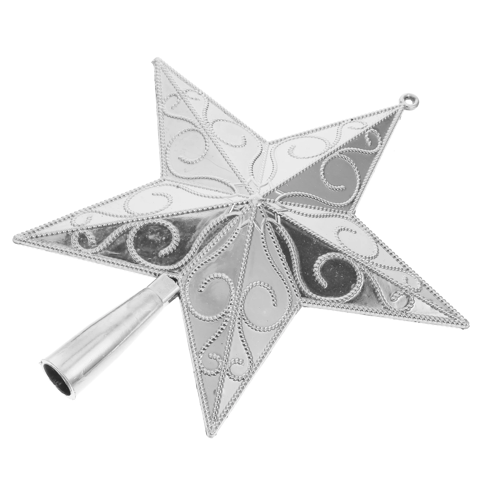 

Plastic Christmas Topper Star nament Decor Xmas Treetop Treetop Decor Adornment Festival Supplies DIY Decoration