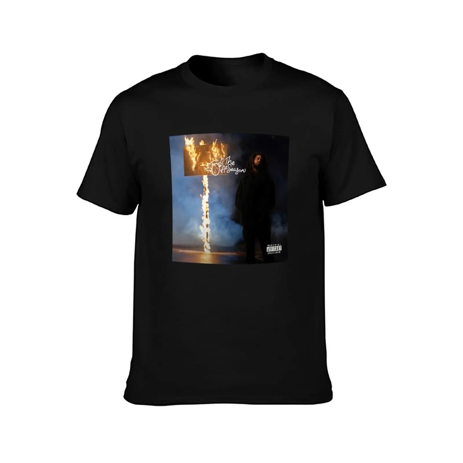 J Cole The Off Season Album Cover with logo T-Shirt Soft Lightweight Cotton T-Shirt