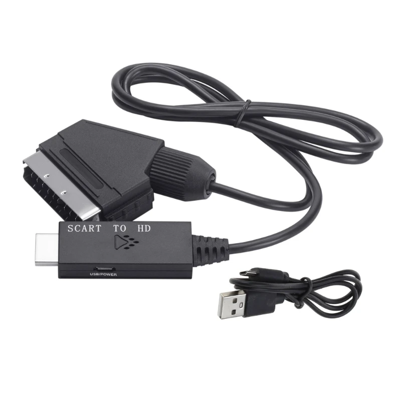 

Кабель-конвертер, совместимый с Scart-HDMI, USB-порт, низкое энергопотребление D5QC