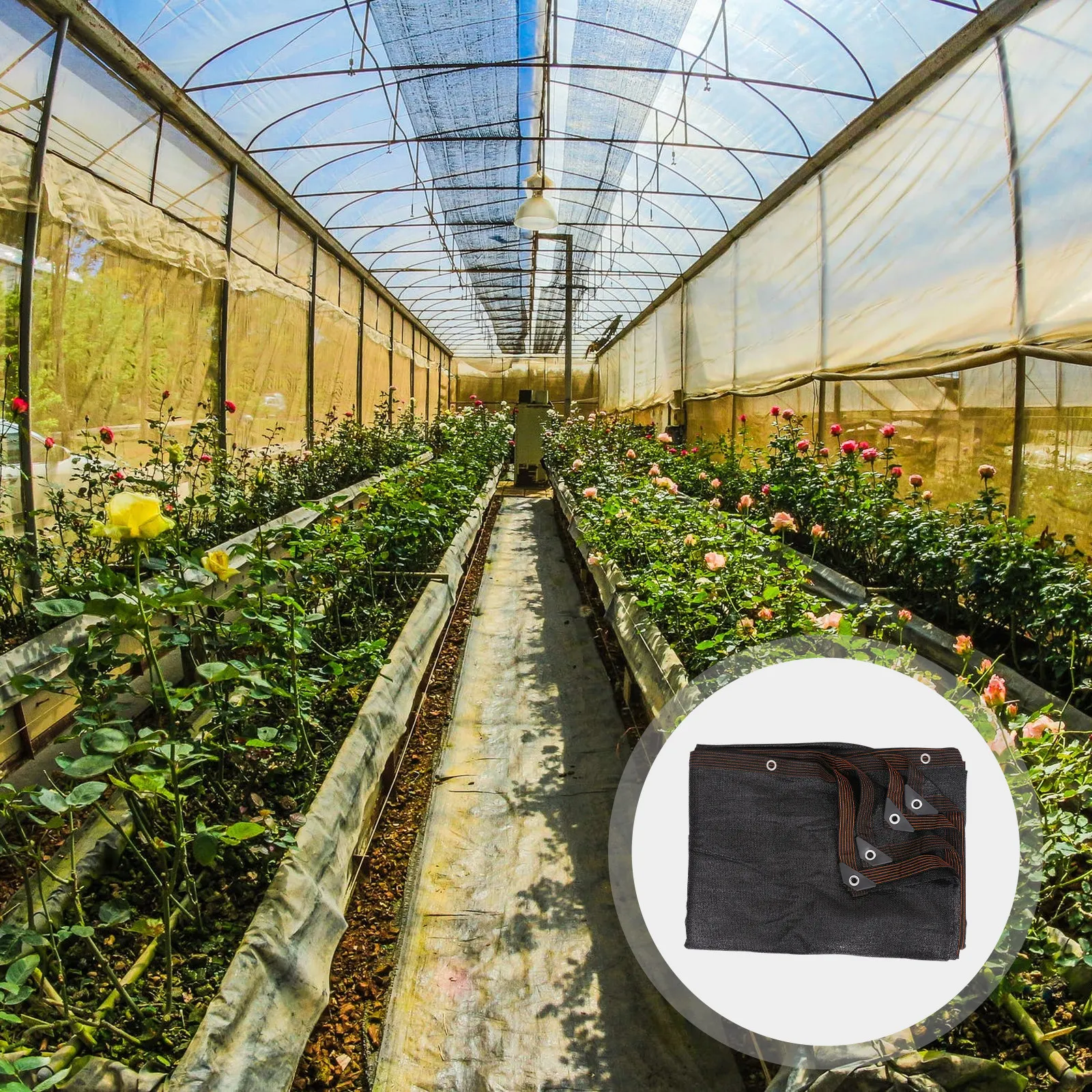 

1Pcs Premium Hdpe Multi-Function Sunshade Net for Poultry House Greenhouse Barn Farm Garden Outdoor Shading Lightweight Foldable