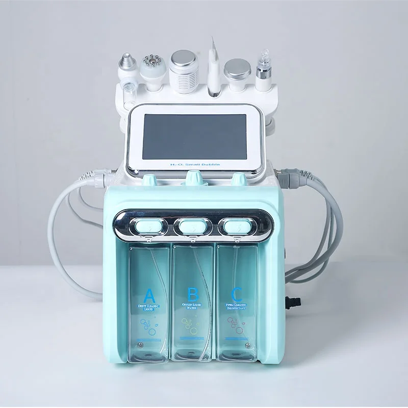 In Stock High Quality Ultrasound Micro Dermabrasion Machine 7 In 1 Skin Polishing Hydra Facials Machine