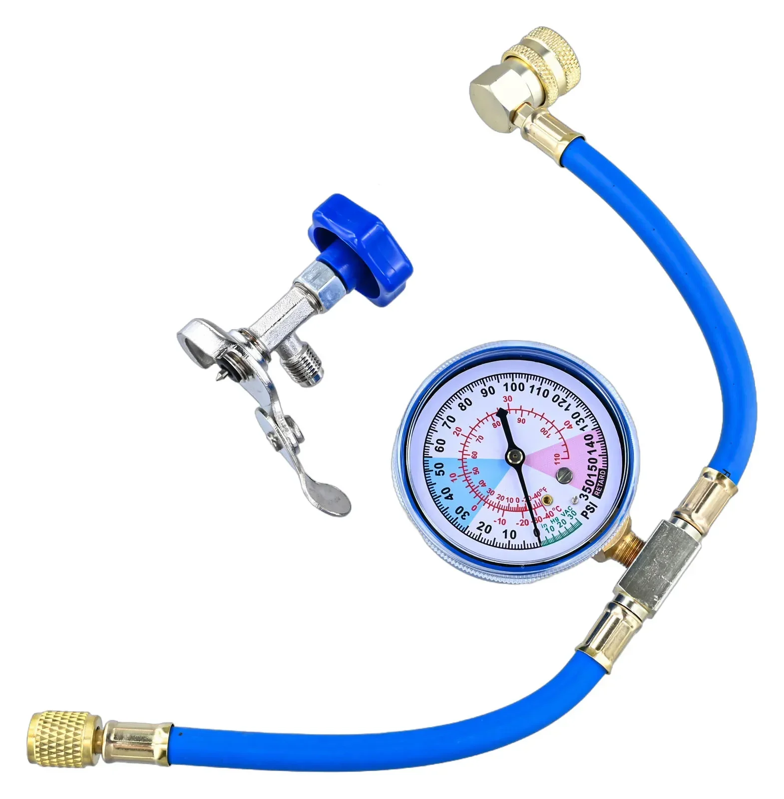 

Easy To Use And Install Car Air Conditioner Package Content Gas Recharge Gauge Hose R A Safety Valves Features