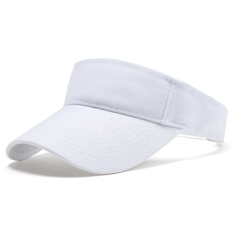 Outdoor Sport Hoed Zomer Zonnehoed Mannen Vrouwen Katoen Verstelbaar Vizier UV Bescherming Top Lege Effen Sport Tennis Golf Hardloophoed