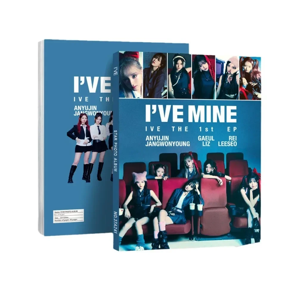 

Новый альбом Kpop IVE «I've Got Mine» Yujin Gaeul Wonyoung LIZ Rei Leeseo, фотоальбом HD, фотогалерея, фотоальбом, подарок фанатам