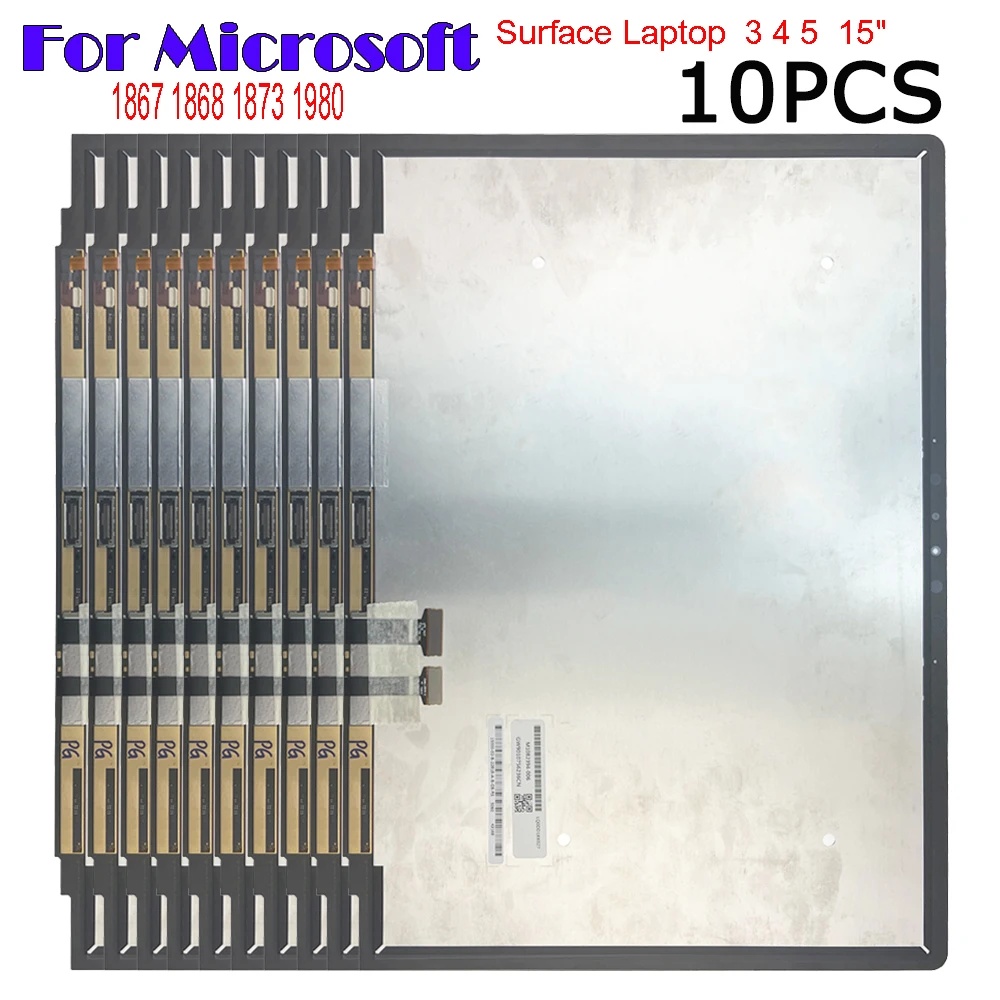 10PCS AAA+ For Microsoft Surface Laptop 3 4 5 15