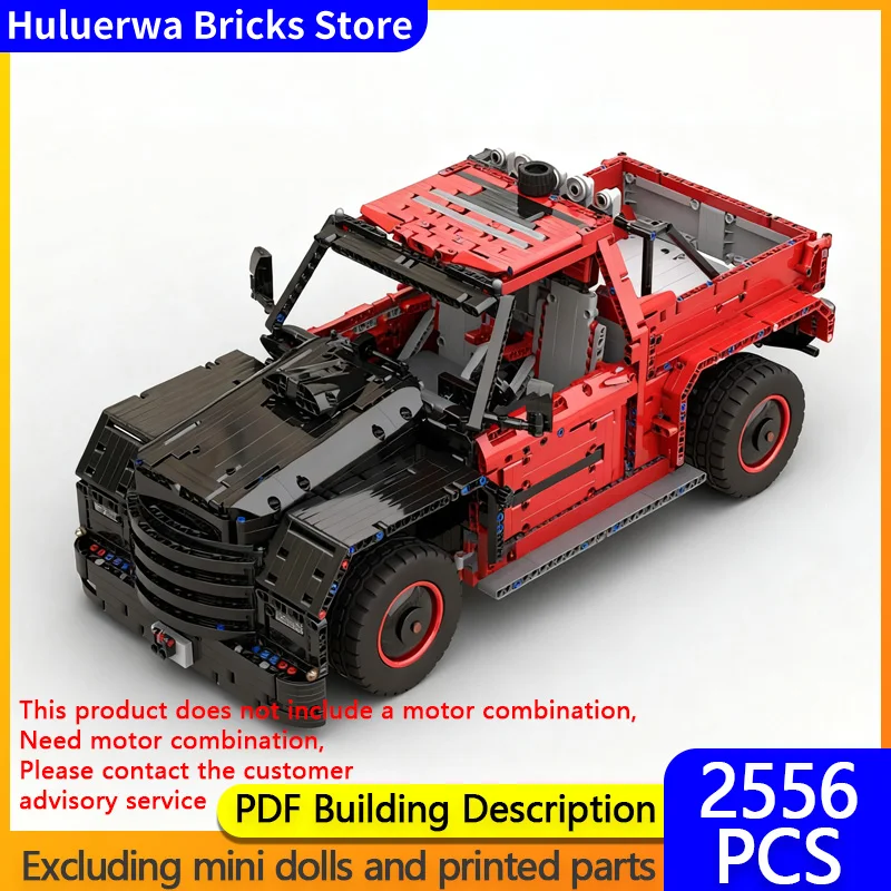 

Модель скоростного гоночного автомобиля MOC, строительные кирпичи, американский пикап, модульная технология, подарки, праздник, сборка, детские игрушки, костюм