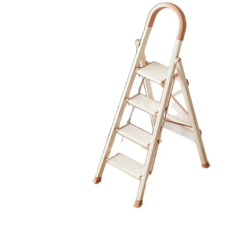 

Non-slip ladder Multifunctional indoor four or five-step folding aluminum alloy household thickened reinforcement