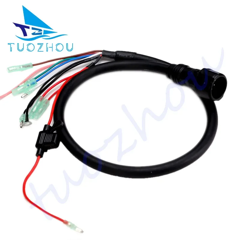

61T-82590-00 Outboard 7Pin Wire Harness Hardness Assy for Yamaha Outboard Motor 2T 25HP 30HP C25 C30 Parsun Hidea Seapro