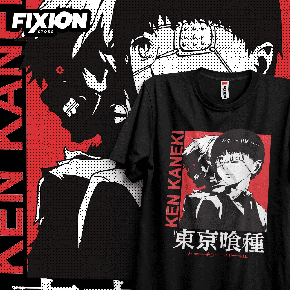 T-shirt For Anime Tokyo Ghoul –  Abril – [Negra] #2 Manga Tee