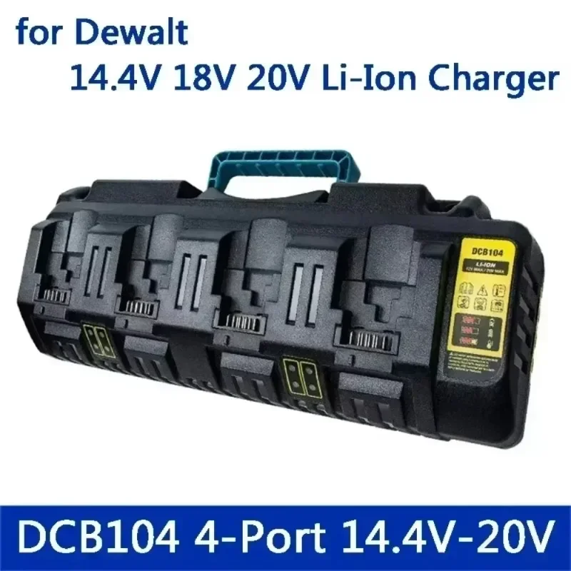 

DeWalt 2025 new lithium battery charger | 14.4V/18V/20V | compatible with DCB104/DCB102/DCB118 | with 5V USB output