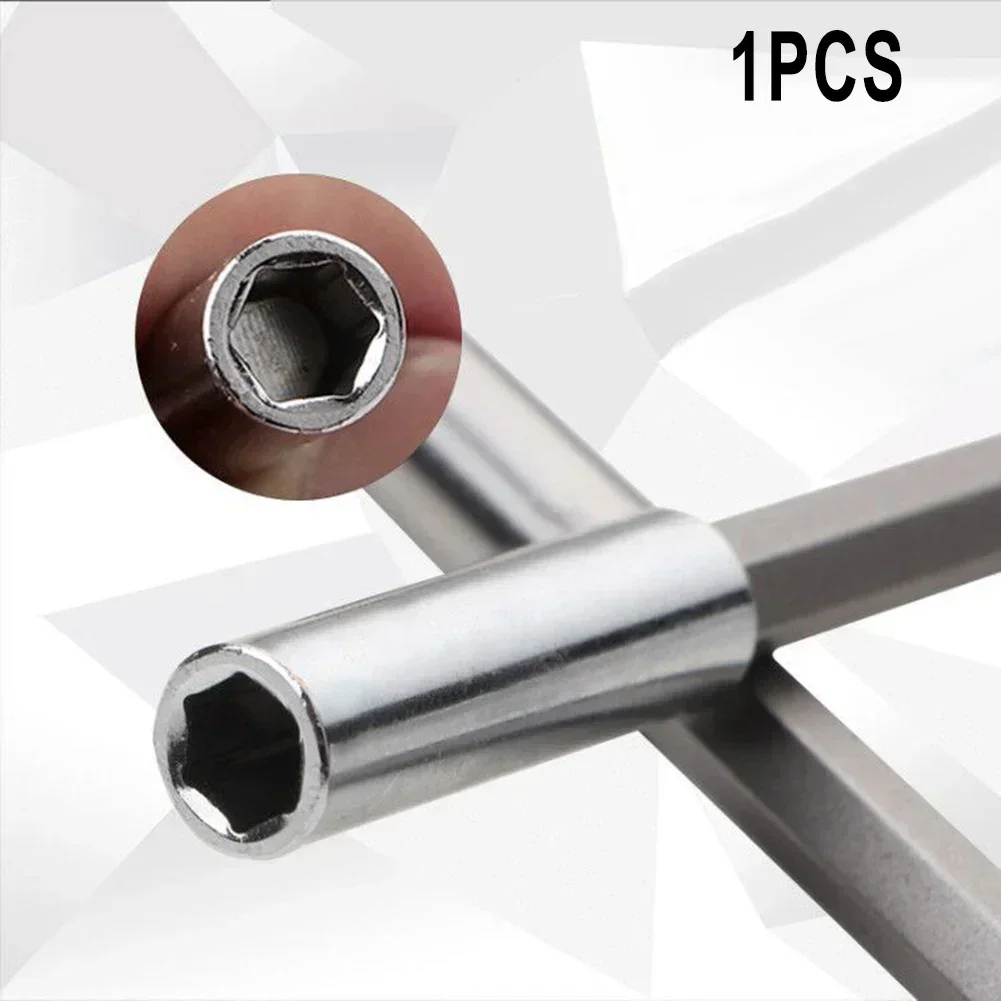 1 PC Magnetic Bit Holder 60/75/100/150 มม.เหล็กคาร์บอนหกเหลี่ยมจับบาร์ขยาย 1 /4 "Hex Shank Magnetic Bit Holder