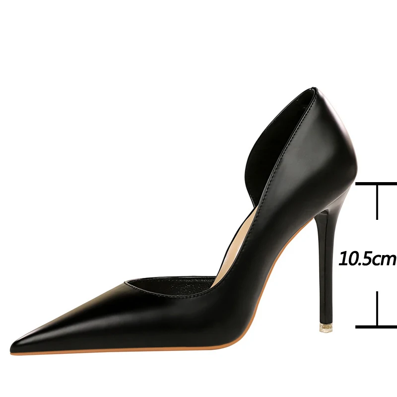 BIGTREE Shoes Black Women Pumps Quality Leather Women Shoes High Heels Fashion Wedding Shoes Stiletto Luxurious Elegant Pumps