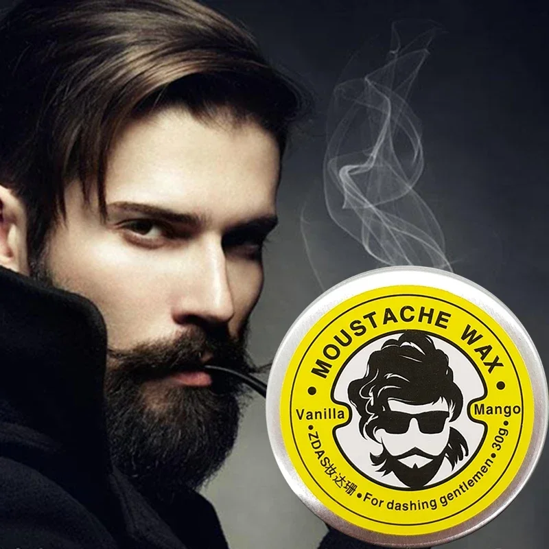 

Natural Beard wax Beard maintenance Beard styling Men Hair Care Essential Oil Solid wax oil Moisturizing moustache Free shipping