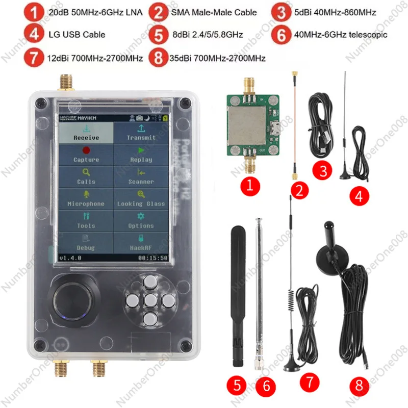 

HackRF One 3,2-дюймовый Portapack H2, 10 комплектов, цена 8500