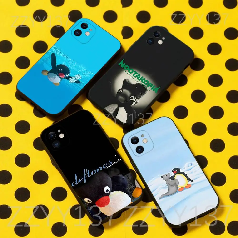 

Cute Pingu Pingi For iPhone 17,16,15,14,13,12,11,Air,X,XR,Pro,Max,Plus TPU Soft Skin-friendly Cover