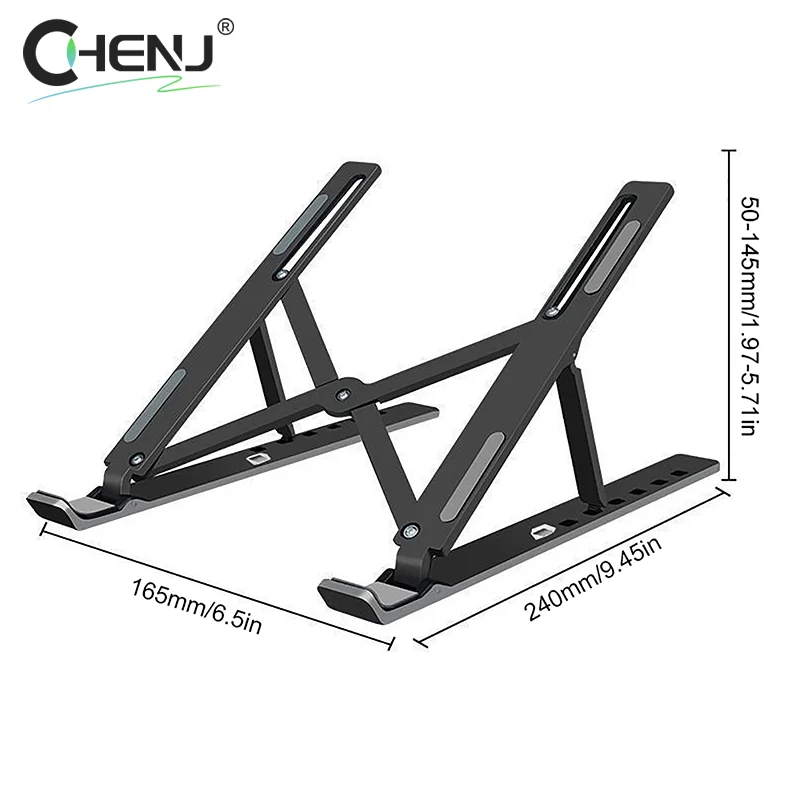 Universal Laptop Stand Adjustable Notebook Holder For Macbook Non-slip Foldable Cooling Base Bracket For Laptop/Tablet/phone