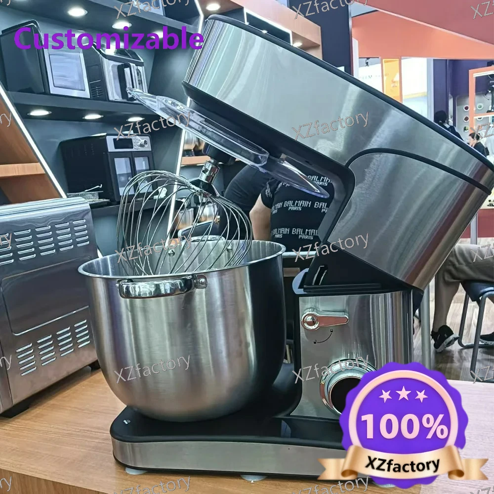 Customizable Kitchen Appliance Food Processor Mixer 12 SpeedsStainless Steel Cake Dough 16L Food Stand Mixer