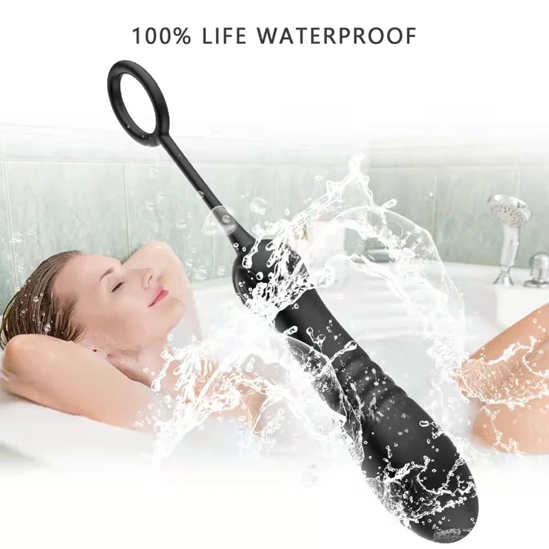 هزاز تليسكوبي مدلك مهبلي للنساء أداة تحكم عن بعد بظر G Spot محفز لعبة جنسية للبالغين للسيدات جهاز استمناء #4