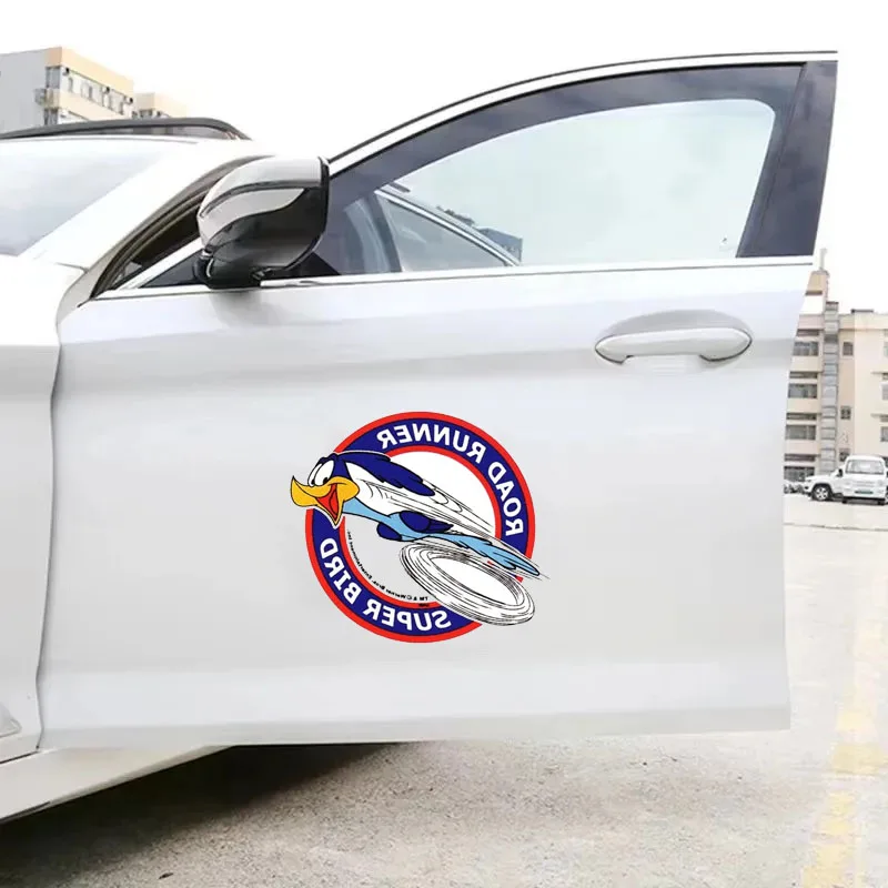 Interesting Road Runners Car Sticker Air Conditioner Vinyl Decal Scratch Proof Windshield Graphics PVC Wholesale