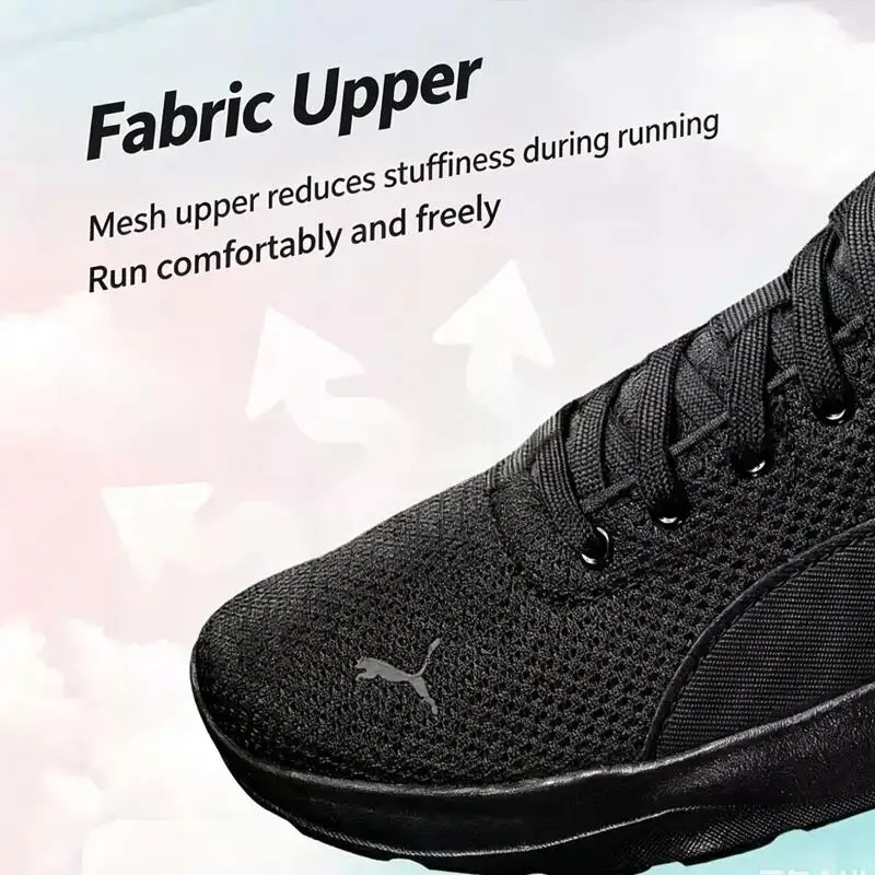 

PUMA 371128-01 Unisex Summer Mesh Cushion Running Sneakers Lightweight Breathable Daily Walking Sport Shoes