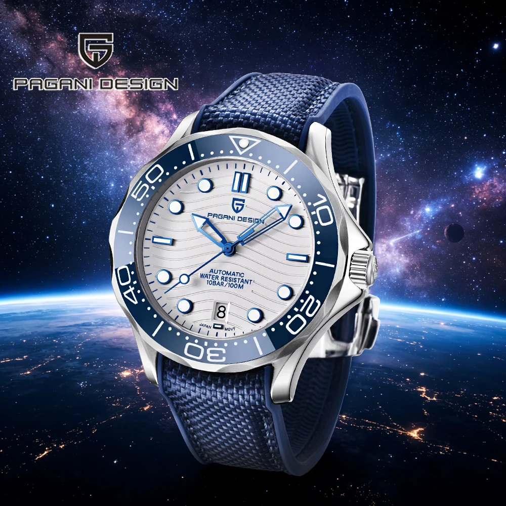 

Pagani design men's watches mechanical watch luxury Sapphire MIYOTA8215 men's automatic watch calendar diving relógios masculino