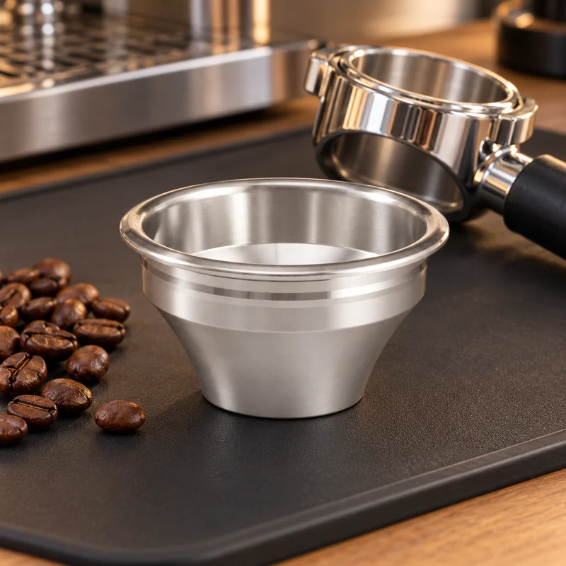 BIGE 58mm Reduced-Diameter Espresso Filter Basket, 24g Precision Coffee Basket, 304 Stainless Steel