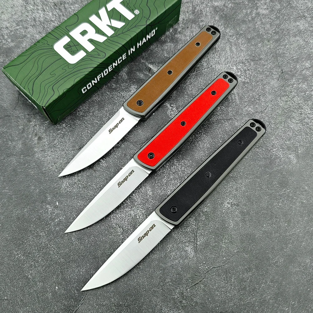 CR 7190 Tactical Folding Pocket Knife Sharp 8Cr13Mov Steel Blade 420 Steel+G10 Handle Hunting Self-defense EDC Outdoor Knife