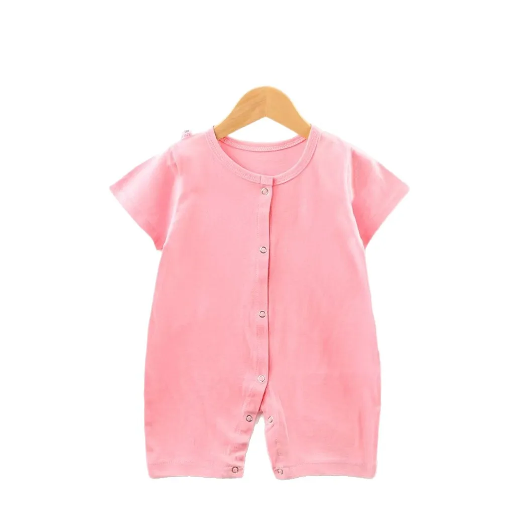 

Baby onesie short-sleeved summer newborn Romper Class A baby climbing clothes onesie children's pure cotton lapel