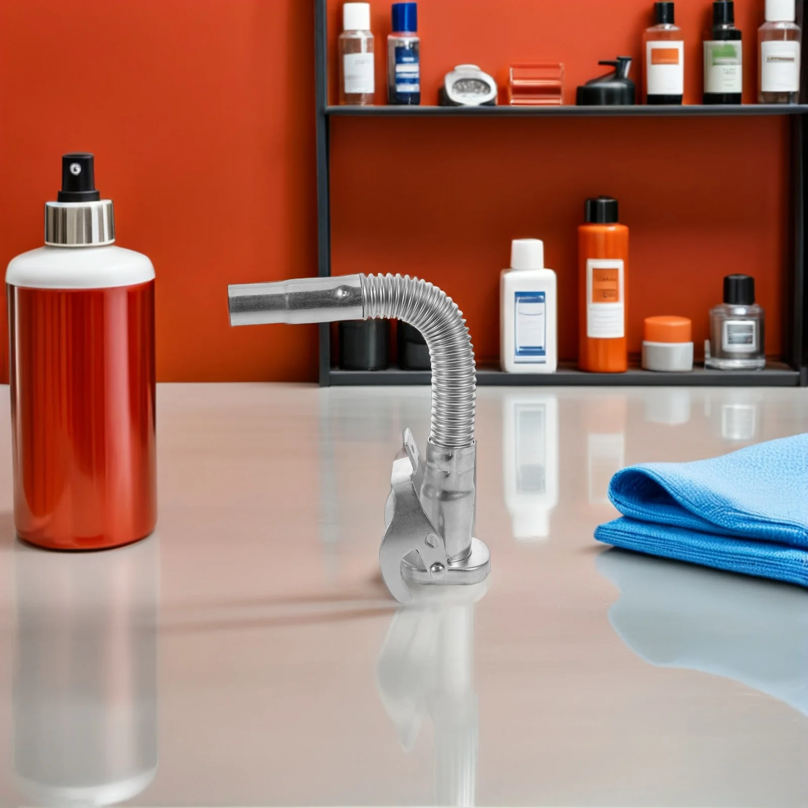 

Stainless Steel Gas Can Spout Replacement Durable Metal Fuel Can Nozzle for Oil Drum Precise Pouring Oil Barrel Garage Car