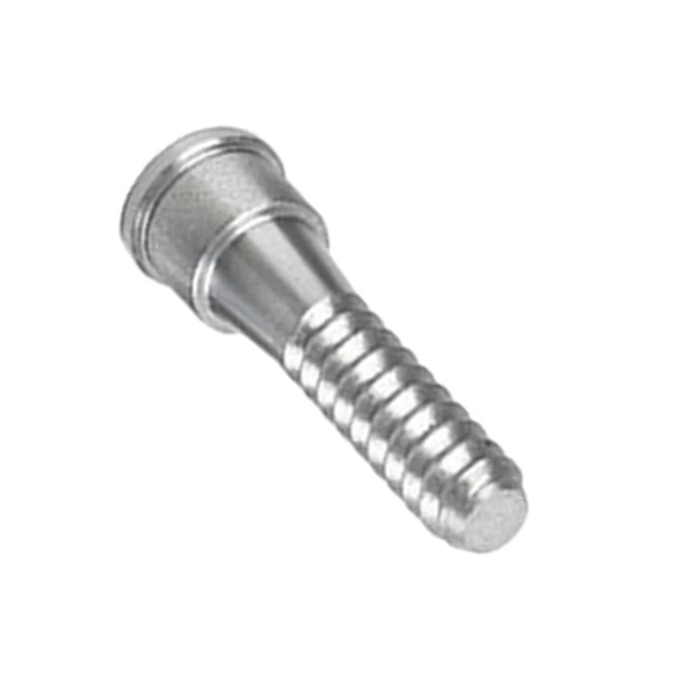 Tornillo de mandril de engranaje cónico de 3 75 pulgadas 45 #   Material de acero, cabeza redonda plana, 54 mm de longitud, adecuada para torno de madera y uso de portabrocas de engranajes