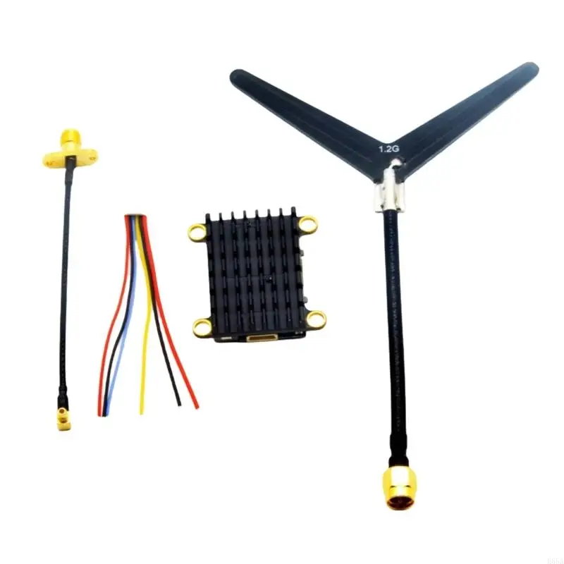 Advanced Wireless Transmission Module 1.2/1.3GHz with Adjustable Power for Drones Photography and Security Systems E65A