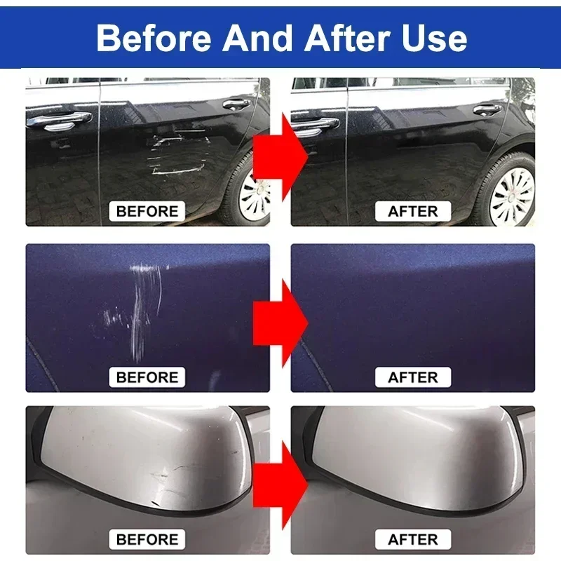 Car Scratch Remover Car Polishing Paste With Sponge Car Body Paint Care Paint Restoration Remove Scratch Repair Broken Paint