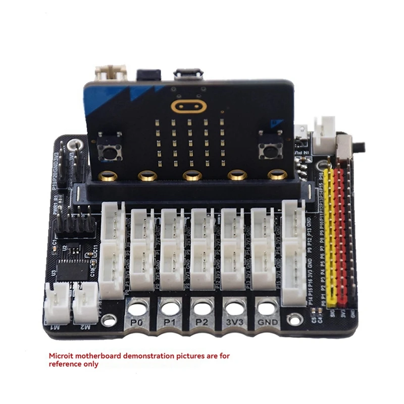 Para Microbit V1.0/2,0/3,0 placa base de expansión IO BIT V2 Micro:Bit placa adaptadora para niños programación educación