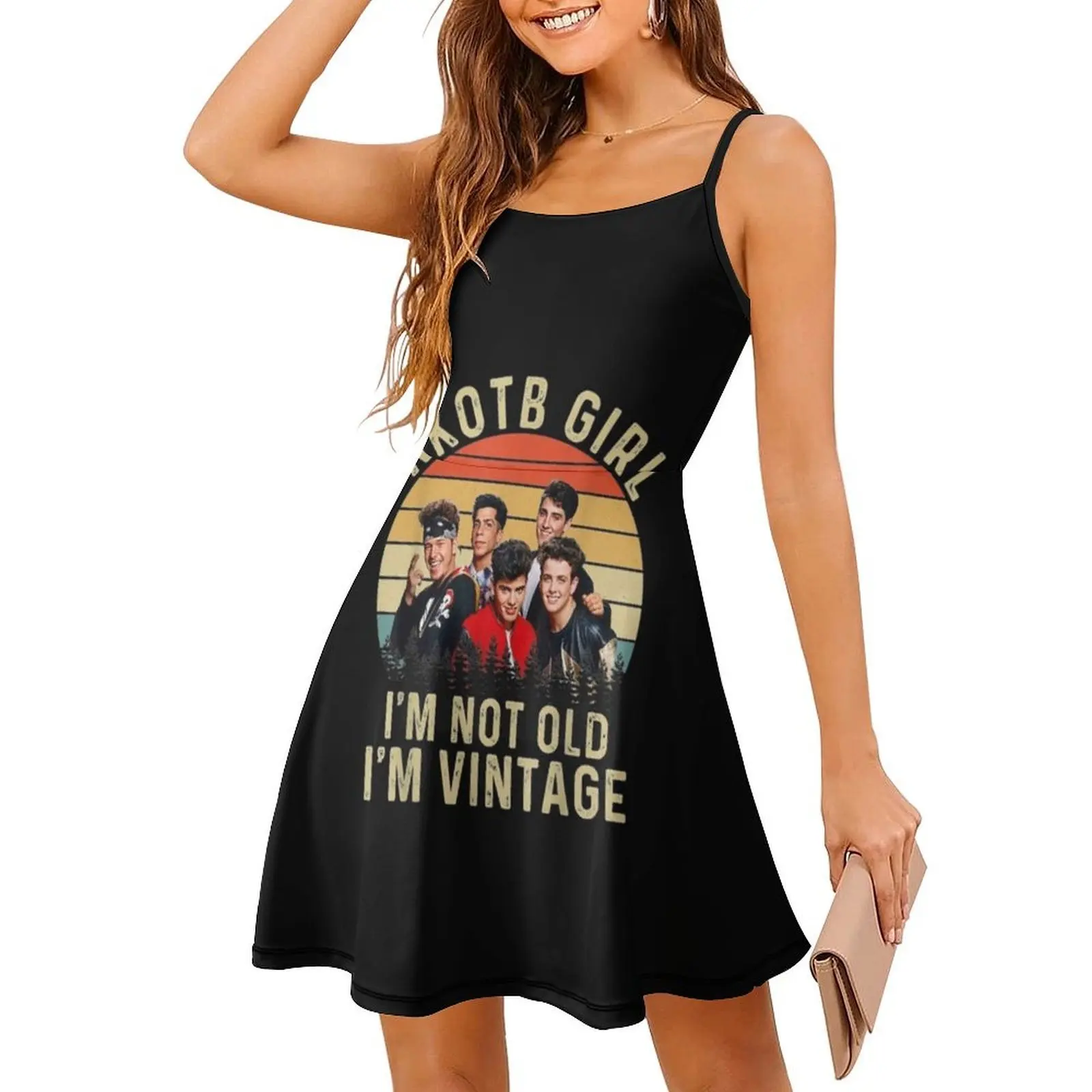 جديد أطفال فتاة أنا لست قديمًا أنا فستان كلاسيكي على الطراز الكوري للنساء فستان كاجوال أنيق للحفلات أو الارتداء اليومي Nkotbs أطفال جديد