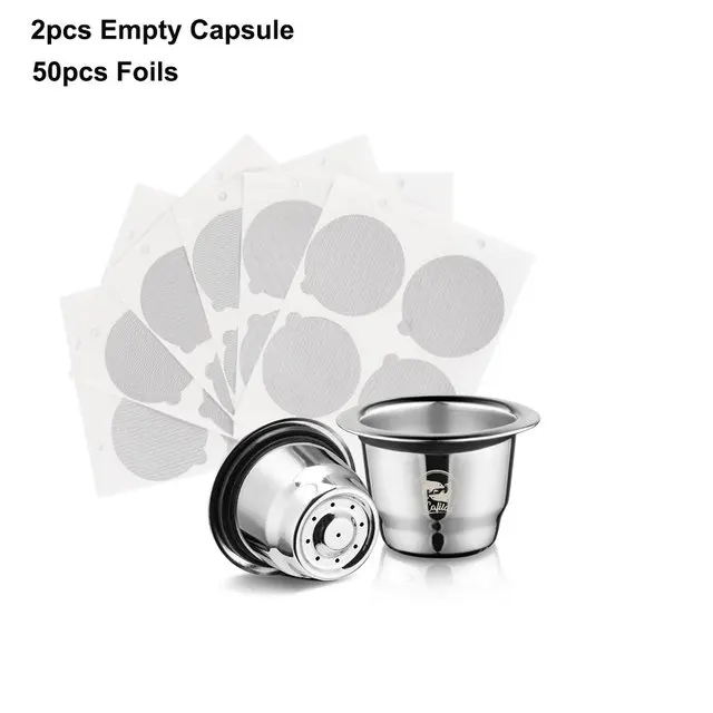 Wiederverwendbarer Einweg-Aluminiumfolienabdeckung für Kaffeekapselbecher, selbstklebender Aluminiumfolienaufkleber für Nespresso-Maschine