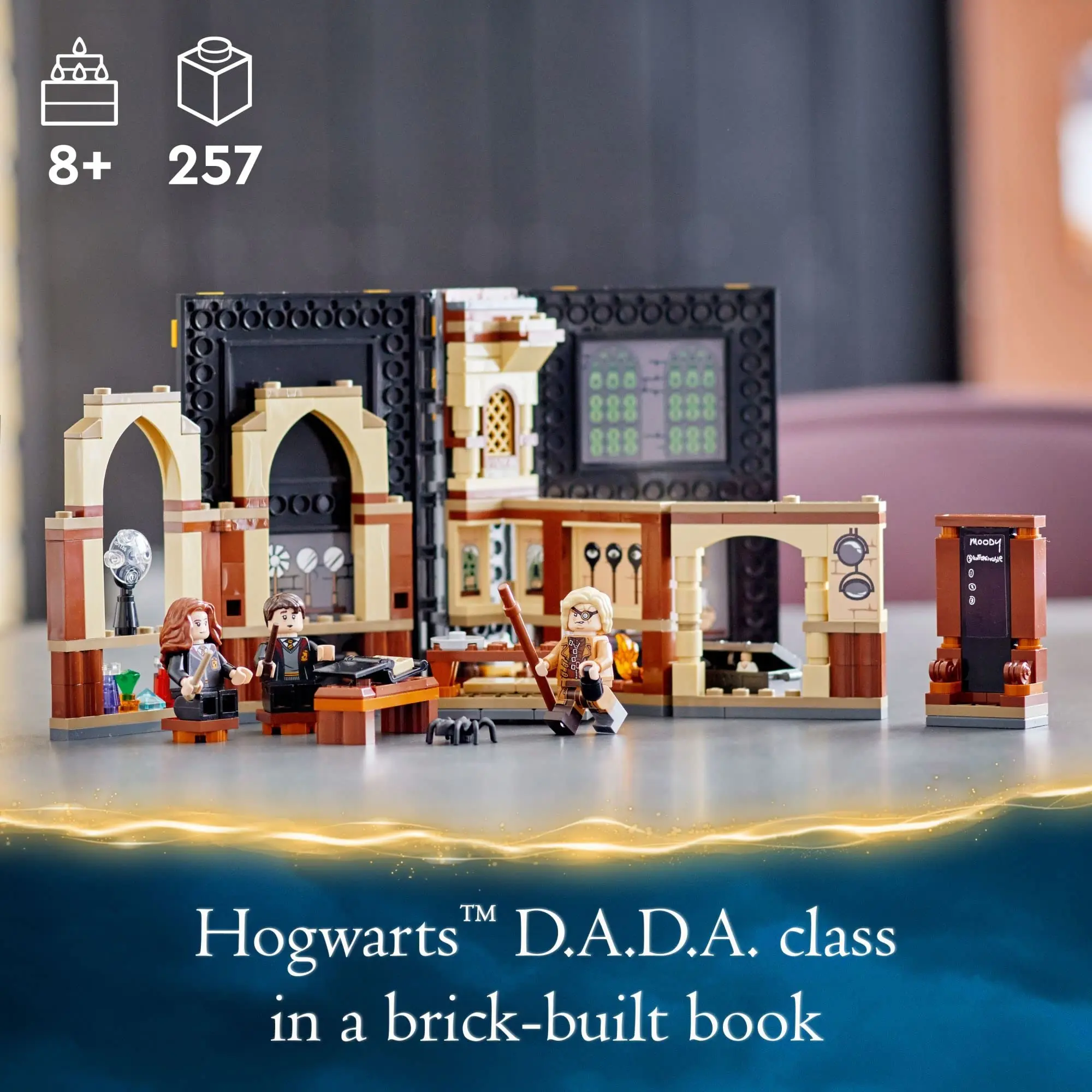 LEGO Harry Potter Hogwarts Moment: Defence Class 76397 Building Kit Classroom Playset for Ages 8+ Christmas Gift (257 Pieces)