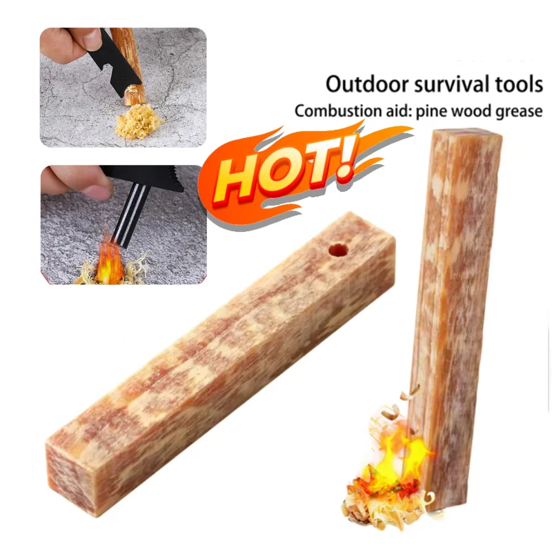 

НОВЫЕ 10 шт., чистое натуральное зажигание, спички из соснового дерева, спички, инструменты для изготовления пожарных на открытом воздухе, инструменты для выживания в кемпинге