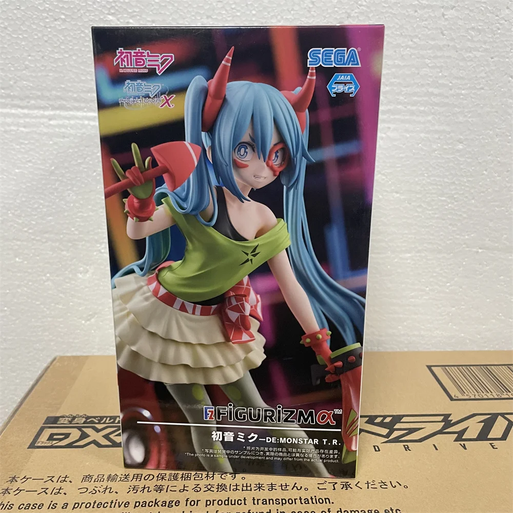 In Stock Anime Figures Sega Hatsune MIKU DIVA X FIGURIZM A DEMONSTAR PVC Action Figure Toys Figurine Model Birthday Gifts 22cm