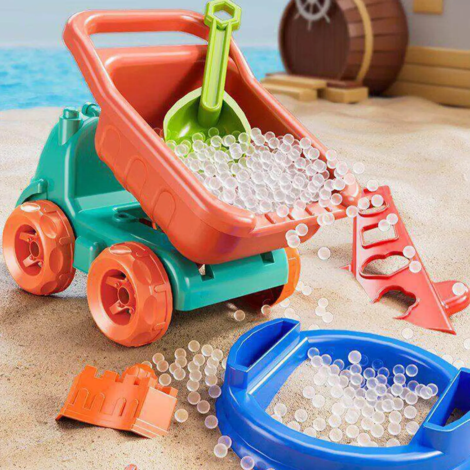 Set di giochi da spiaggia e sabbia per bambini gioco all'aperto_voghion.com