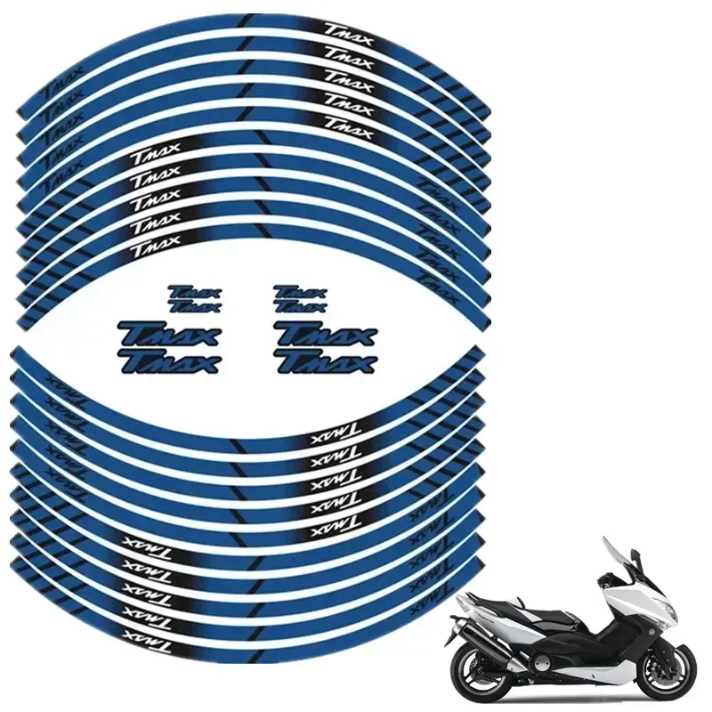 For YAMAHA TMAX 500 530 560 Motorcycle Parts Contour Wheel Decoration Decal Sticker - 2 MOTO