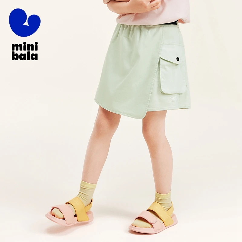 

Mini Bala Pants Girls Baby Children Pants Comfortable and Stylish Outdoor Shorts 2024 Summer New