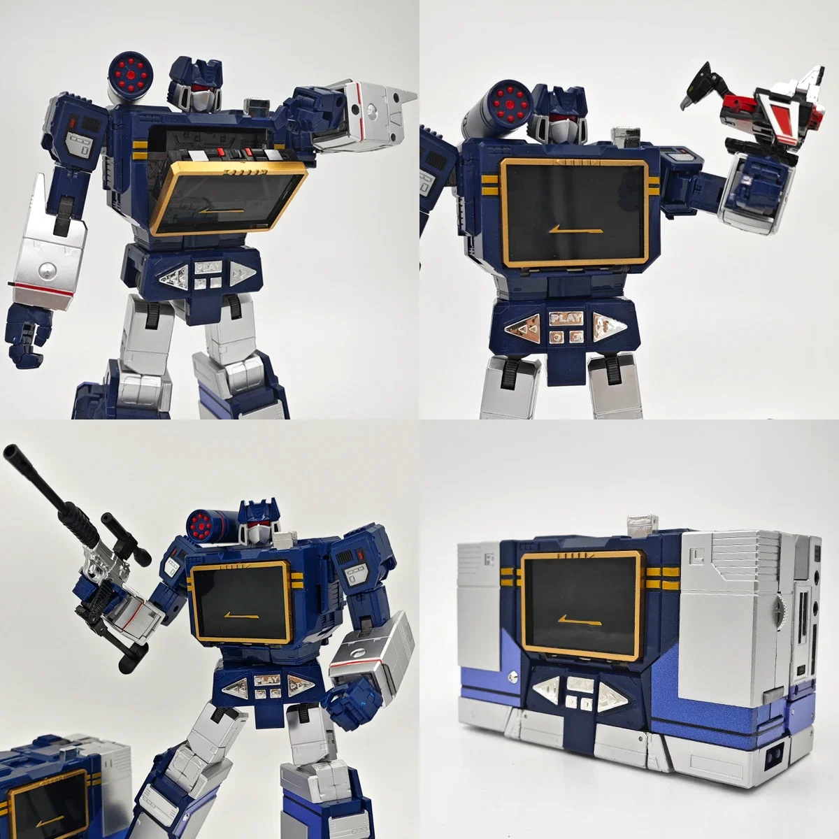 THF Transforming Toys Soundwave Six Tape Troop G1 Mindwipe Rumble Frenzy Ravage Laserbeak Buzzsaw Limit KO Action Dolls  KBB